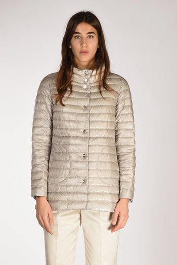 Piumino Reversibil Azzurro/beige Donna - 7