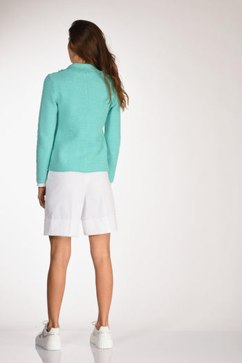 Giacca Maglia Azzurro Donna - 5