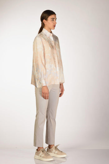 Camicia Stampa Rosa/bianco Donna - 4