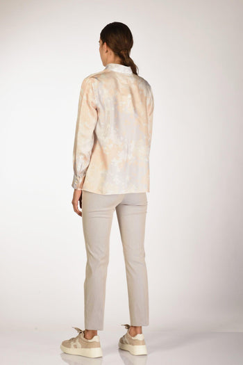 Camicia Stampa Rosa/bianco Donna - 5