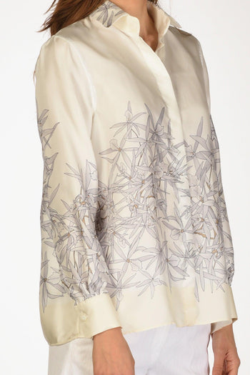 Camicia Stampa Bianco/grigio Donna - 3