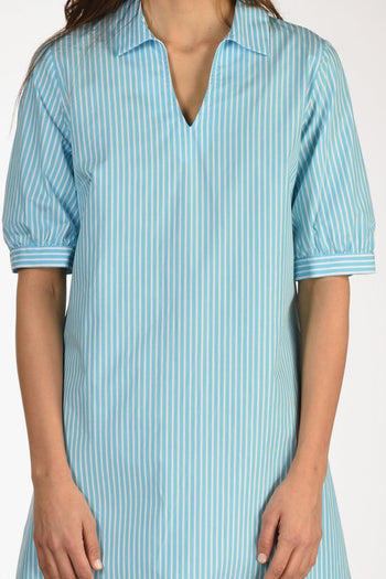 Abito Kita Azzurro/bianco Donna - 3