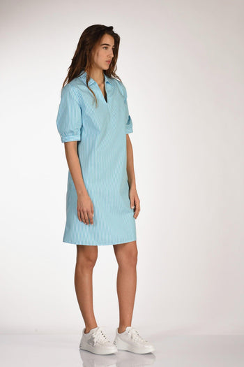 Abito Kita Azzurro/bianco Donna - 4