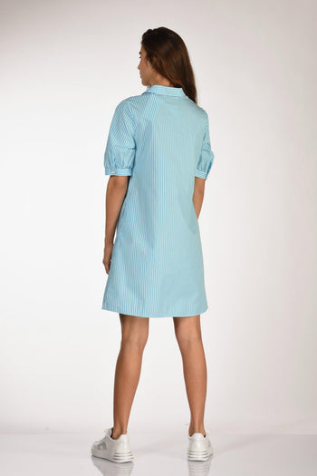 Abito Kita Azzurro/bianco Donna - 5