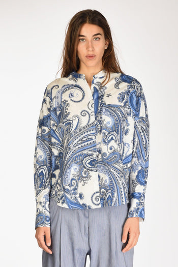 Camicia Lea Bianco/blu Donna - 2