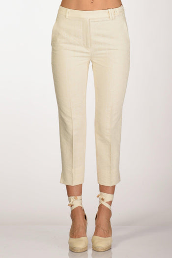 Slowear Pantalone Cherie Bianco Naturale Donna - 3