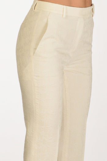 Slowear Pantalone Cherie Bianco Naturale Donna - 4