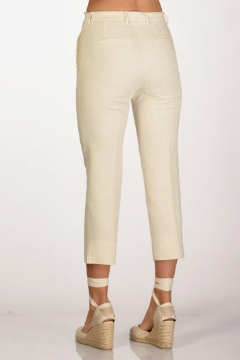 Slowear Pantalone Cherie Bianco Naturale Donna - 6