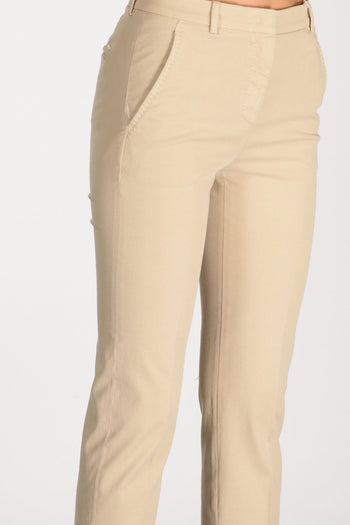 Slowear Pantalone Leyre Beige Scuro Donna - 4