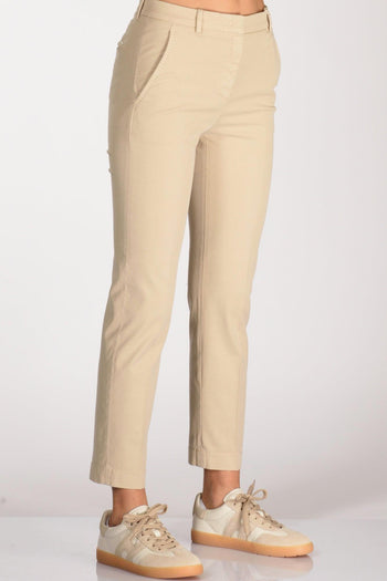 Slowear Pantalone Leyre Beige Scuro Donna - 5