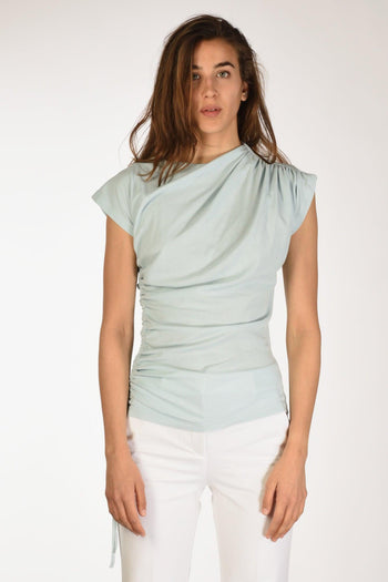 Maglia Top Azzurro Donna - 2