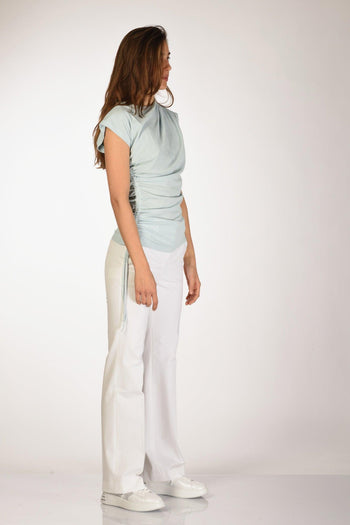 Maglia Top Azzurro Donna - 4