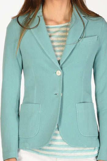 1901 Blazer Monopetto Azzurro Donna - 3
