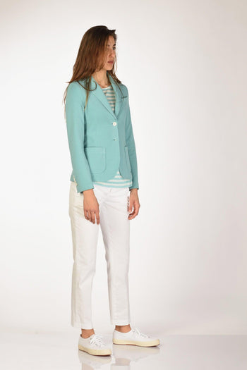 1901 Blazer Monopetto Azzurro Donna - 4