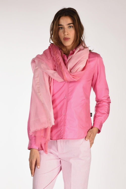 Sciarpa Stampata Rosa/fucsia Donna