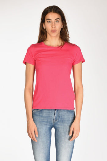 Paris Maglia Girocollo Fucsia Donna - 2