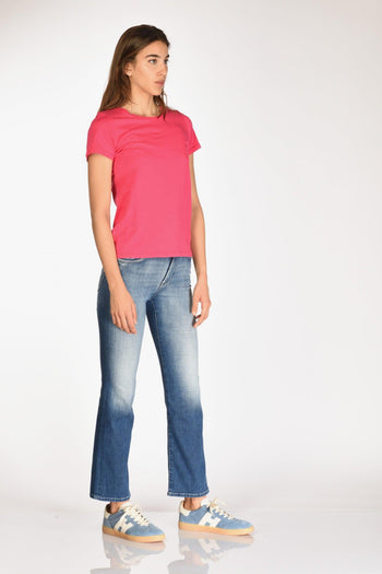 Paris Maglia Girocollo Fucsia Donna - 4