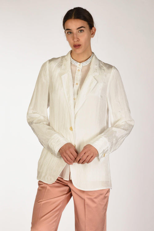 Giacca Over Bianco Donna