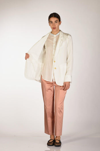 Giacca Over Bianco Donna - 6