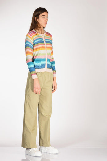 Maglia Stampata Azzurro/rosa/verde Donna - 4