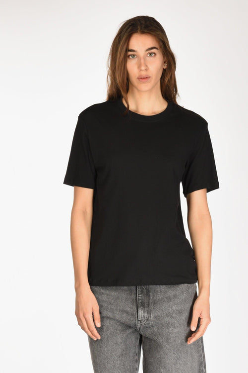 Paris Maglia Girocollo Nero Donna