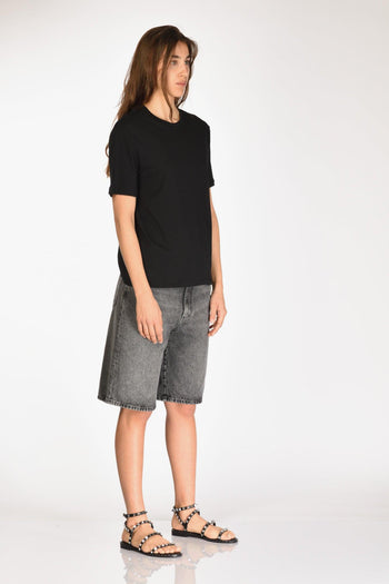 Paris Maglia Girocollo Nero Donna - 3