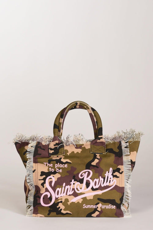Saint Barth Borsa Vanity Verde/rosa Donna