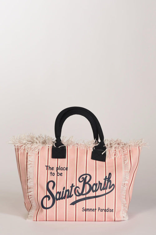 Saint Barth Borsa Vanity Rosa/bianco Donna
