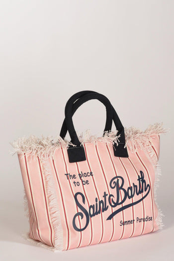 Saint Barth Borsa Vanity Rosa/bianco Donna - 3