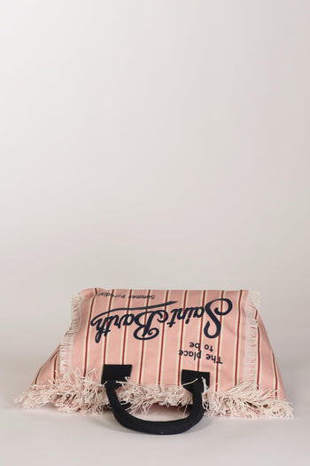 Saint Barth Borsa Vanity Rosa/bianco Donna - 6
