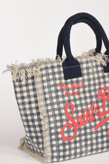 Saint Barth Borsa Vanity Blu/bianco Donna - 3