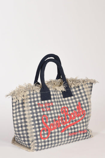 Saint Barth Borsa Vanity Blu/bianco Donna - 5