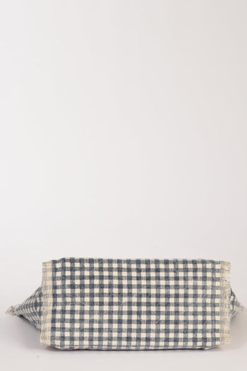 Saint Barth Borsa Vanity Blu/bianco Donna - 7