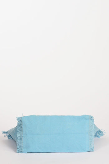 Saint Barth Borsa Vanity Bianco/azzurro Donna - 7