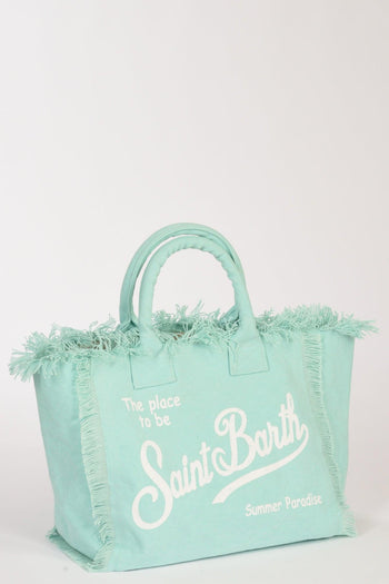 Saint Barth Borsa Vanity Azzurro/bianco Donna - 3