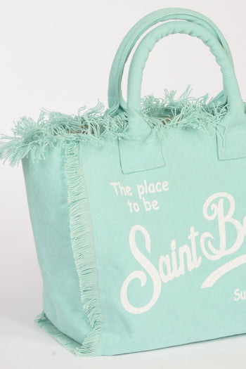 Saint Barth Borsa Vanity Azzurro/bianco Donna - 4