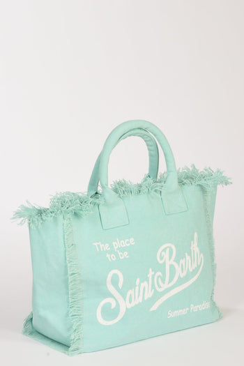 Saint Barth Borsa Vanity Azzurro/bianco Donna - 5