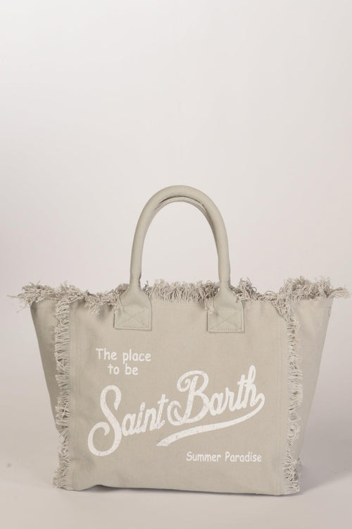Saint Barth Borsa Vanity Grigio/bianco Donna