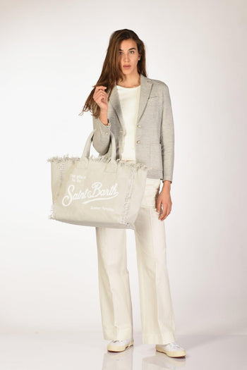 Saint Barth Borsa Vanity Grigio/bianco Donna - 2