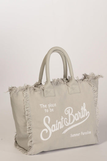 Saint Barth Borsa Vanity Grigio/bianco Donna - 3