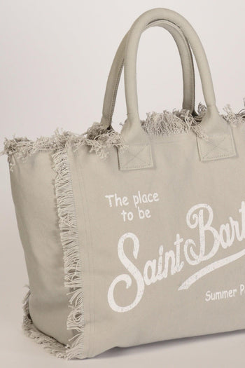 Saint Barth Borsa Vanity Grigio/bianco Donna - 4