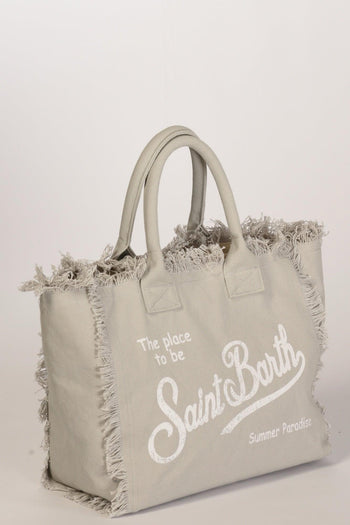 Saint Barth Borsa Vanity Grigio/bianco Donna - 5