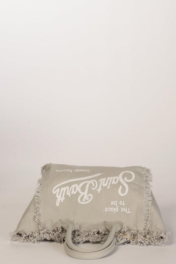 Saint Barth Borsa Vanity Grigio/bianco Donna - 6