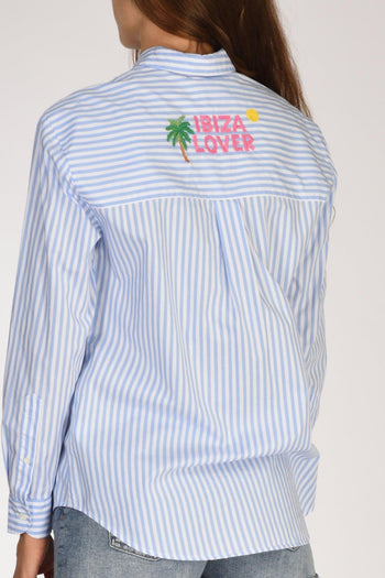 Saint Barth Camicia Brigitte Azzurro/rosa Donna - 4