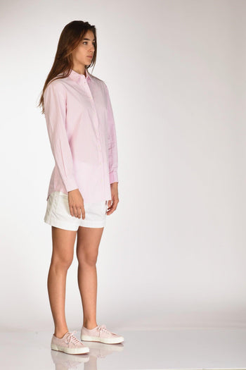 Saint Barth Camicia Brigitte Rosa/bianco Donna - 4