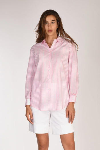 Saint Barth Camicia Brigitte Rosa/bianco Donna - 2