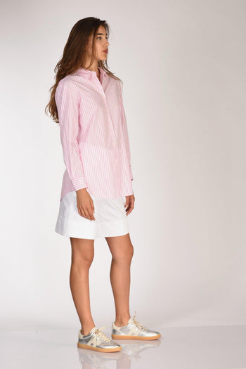 Saint Barth Camicia Brigitte Rosa/bianco Donna - 3