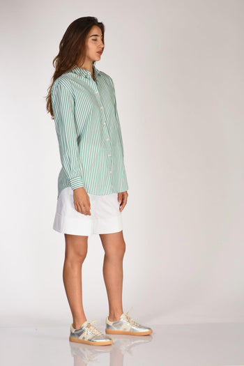 Saint Barth Camicia Brigitte Verde/rosa/bianco Donna - 3