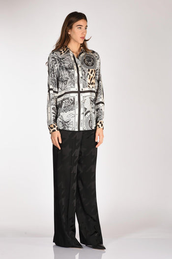 Camicia Stampa Bianco/nero Donna - 3