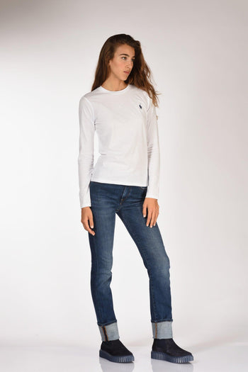 T-shirt M/l Bianco Donna - 4